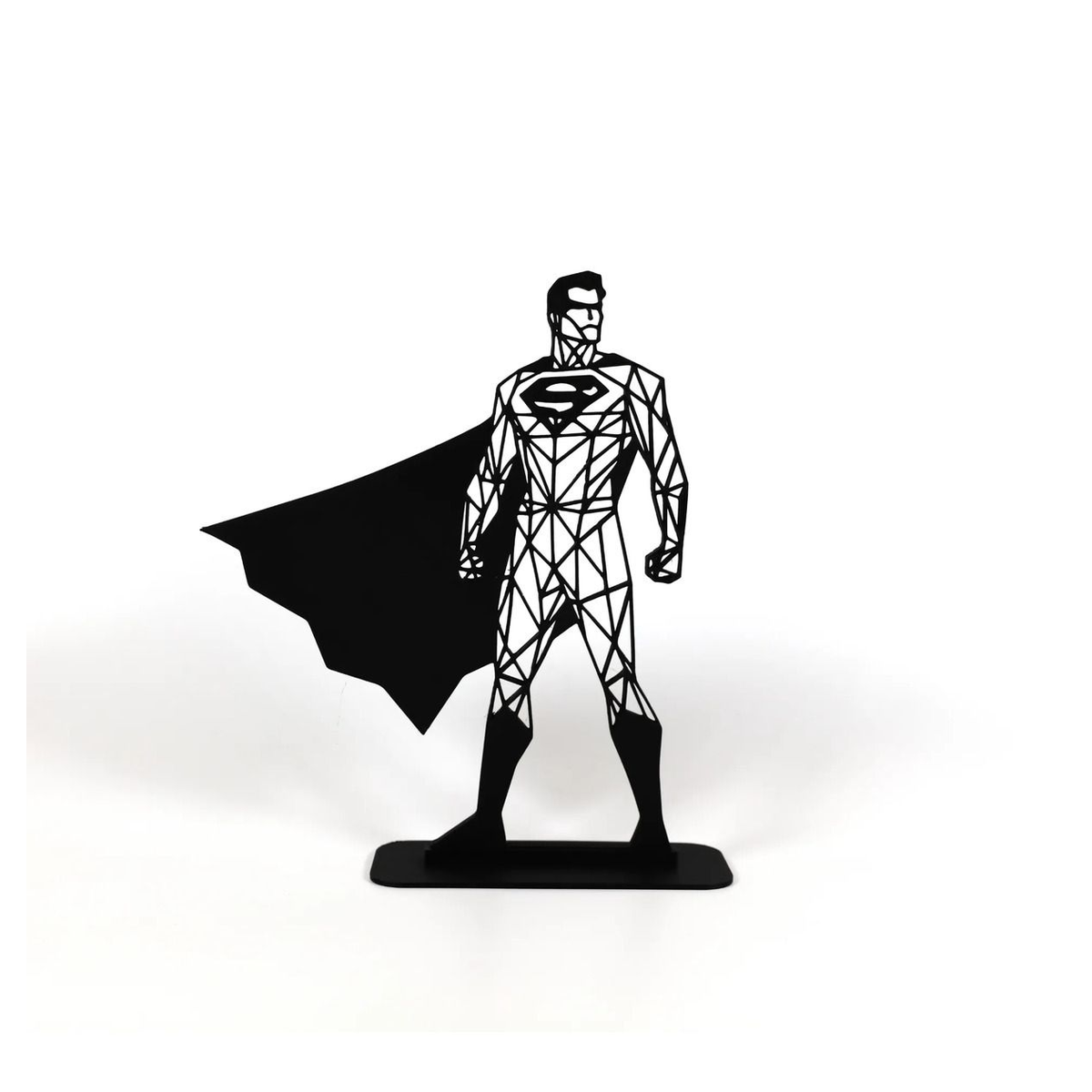 Geometric Çizim Superman Masaüstü Stand