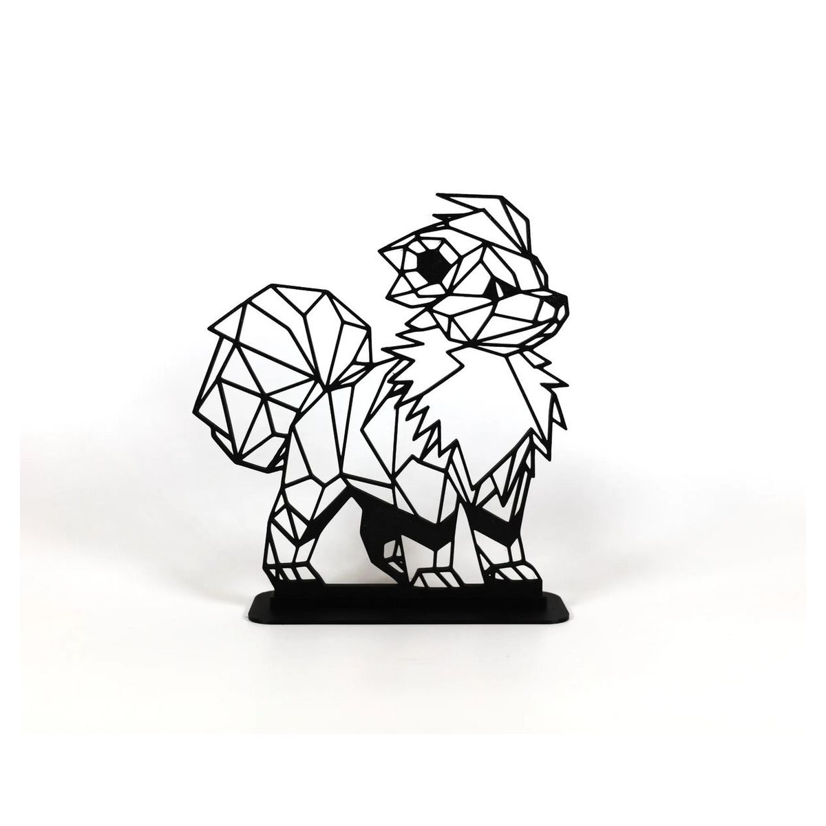 Geometric Çizim Growlithe Masaüstü Stand