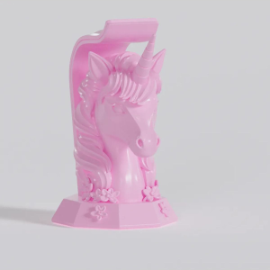 Unicorn Dekoratif Kulaklık Tutucu