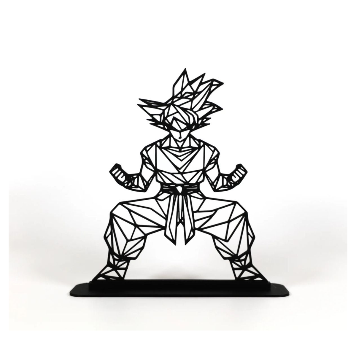 Geometric Çizim Goku Masaüstü Stand