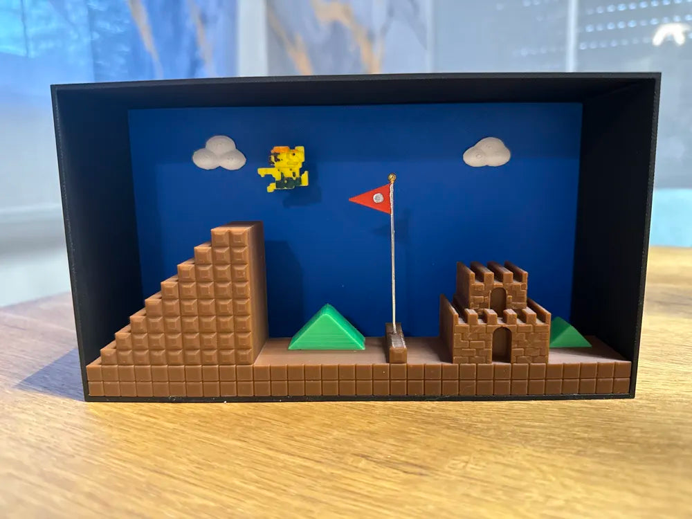 Mario Level End Diorama