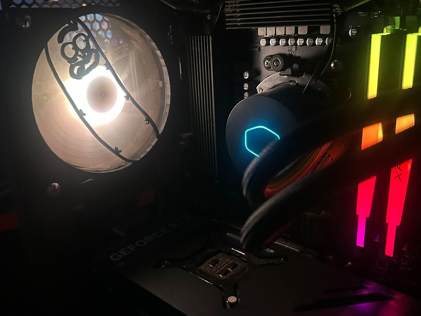 Rick And Morty 120mm - 140mm Uyumlu Masaüstü Bilgisayar Fan Kapağı