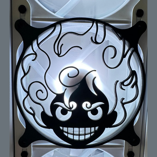 One Piece Luffy 120mm - 140mm Uyumlu Masaüstü Bilgisayar Fan Kapağı