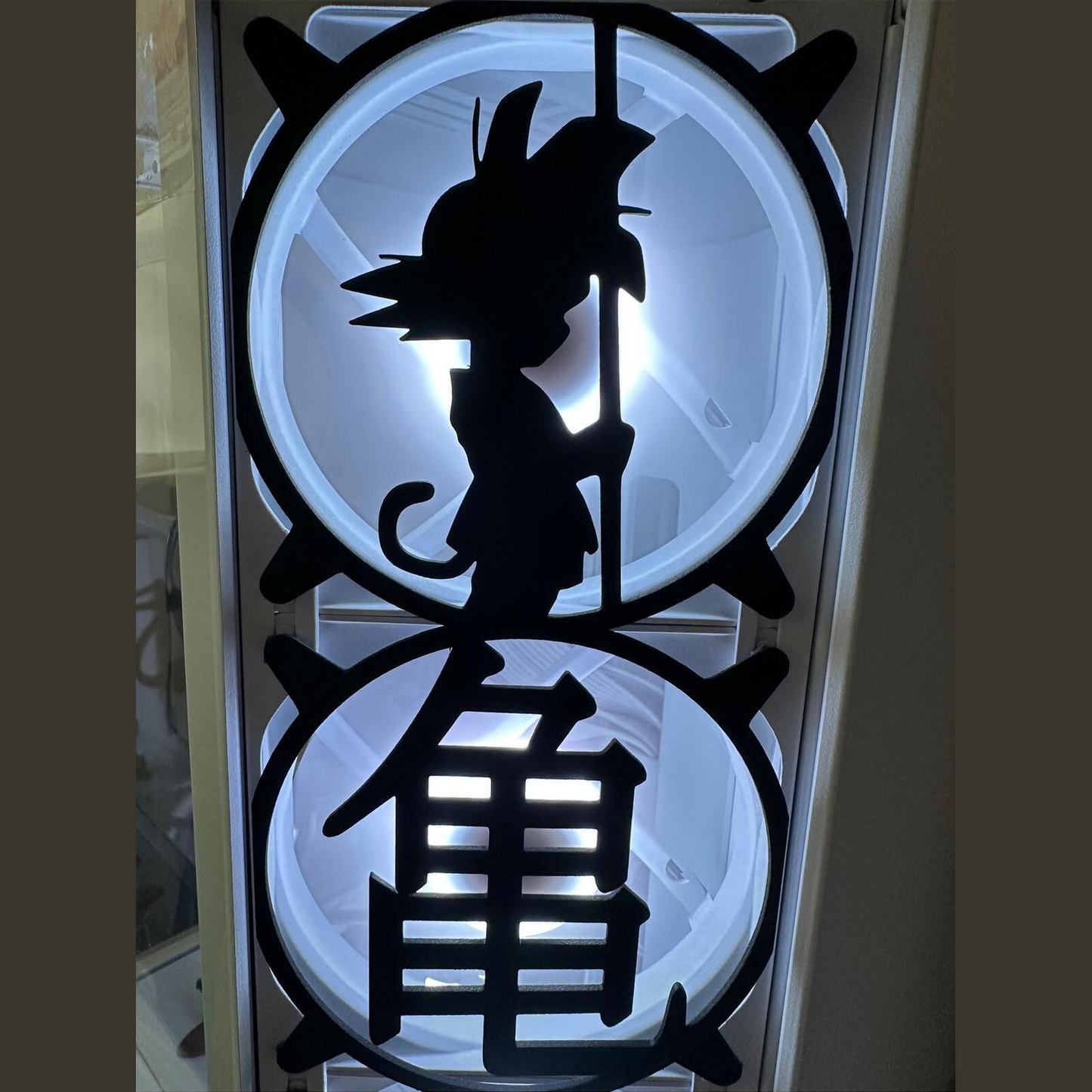 Dragon Ball Set 2'li 120mm - 140mm Uyumlu Masaüstü Bilgisayar Fan Kapağı