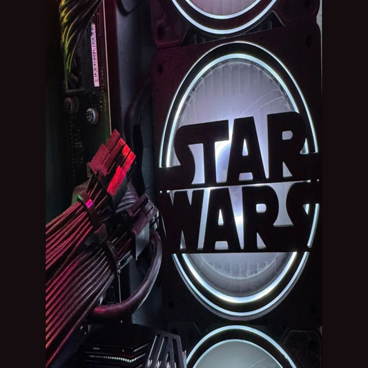 Star Wars 120mm - 140mm Uyumlu Masaüstü Bilgisayar Fan Kapağı