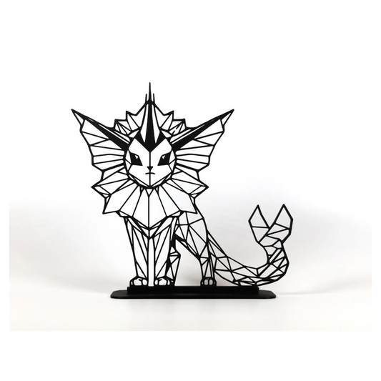 Geometric Çizim Vaporeon Masaüstü Stand