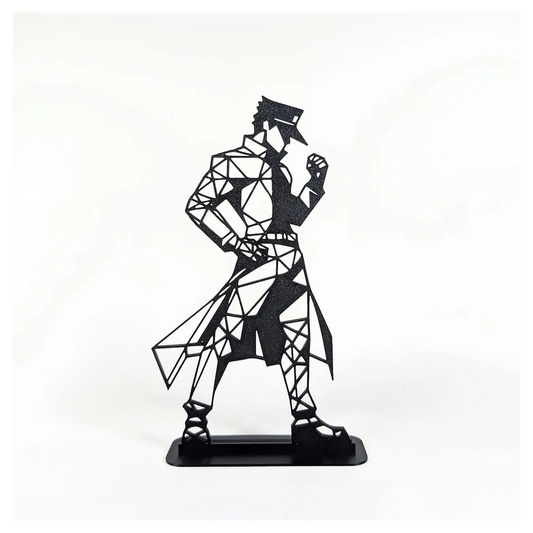 Geometric Çizim Jotaro Kujo Masaüstü Stand