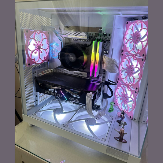 Sakura Çiçeği 120mm - 140mm Uyumlu Masaüstü Bilgisayar Fan Kapağı (1 Adet)