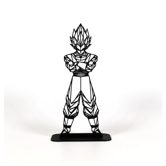 Geometric Çizim Vegeta Masaüstü Stand