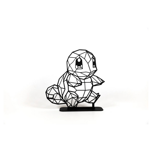 Geometric Çizim Squirtle Masaüstü Stand