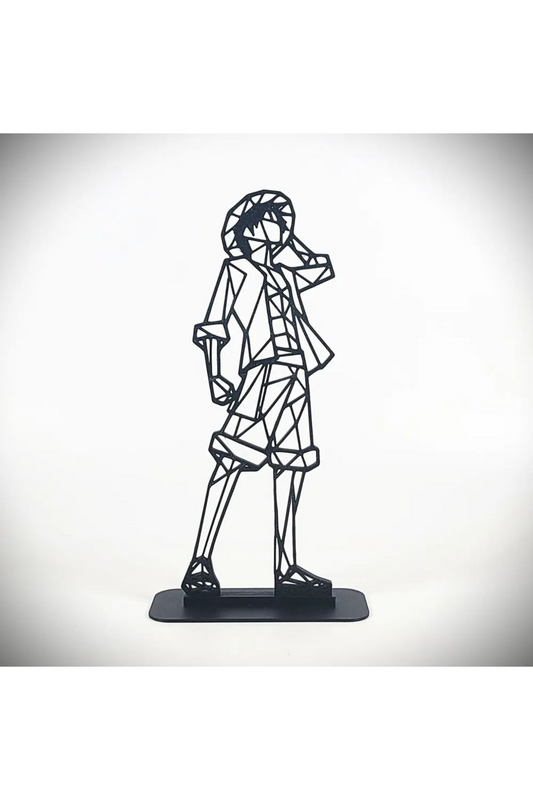 Geometric Çizim Luffy Masaüstü Stand