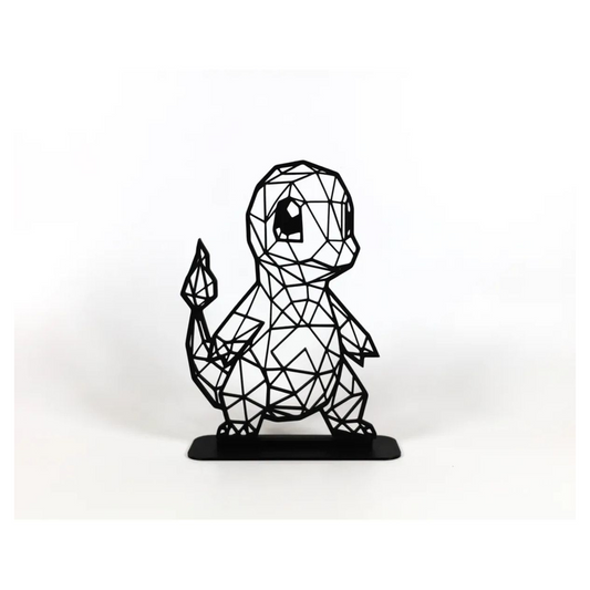 Geometric Çizim Charmander Masaüstü Stand