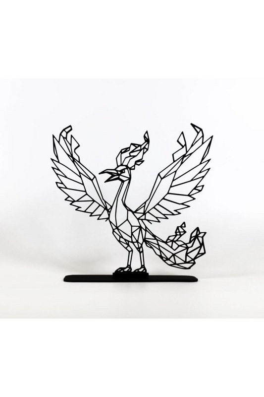 Geometric Çizim Moltres Masaüstü Stand