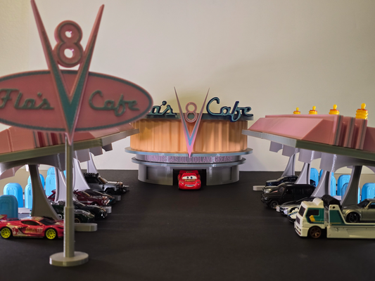 Flo's V-8 Cafe Diorama