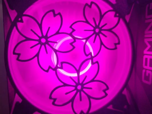 3 Cherry Blossom 120mm - 140mm Uyumlu Masaüstü Bilgisayar Fan Kapağı
