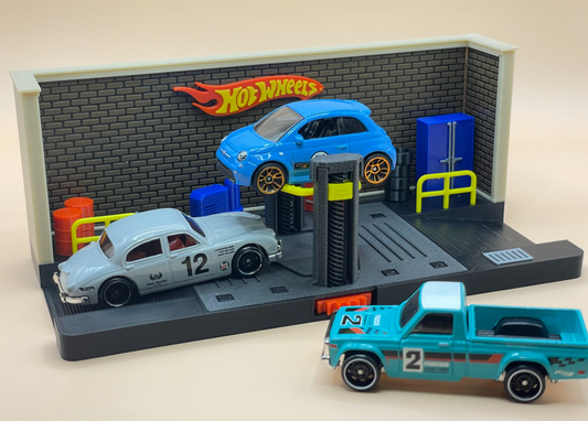 Liftli Garage Diorama  - 1:64