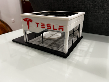 Tesla Showroom Dioraması - 1:64