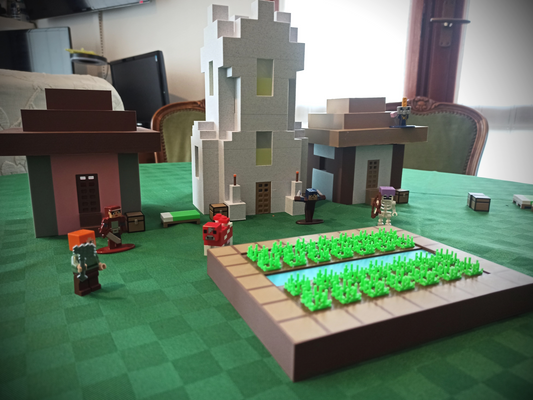 Minecraft Village Diorama