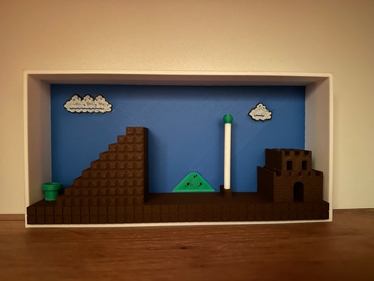 Mario Level End Diorama