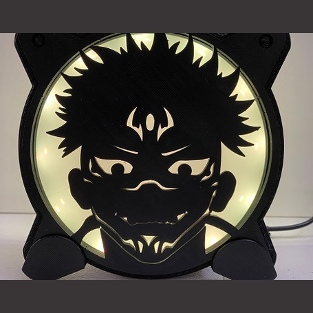 Jujustu Kaisen 120mm - 140mm Uyumlu Masaüstü Bilgisayar Fan Kapağı