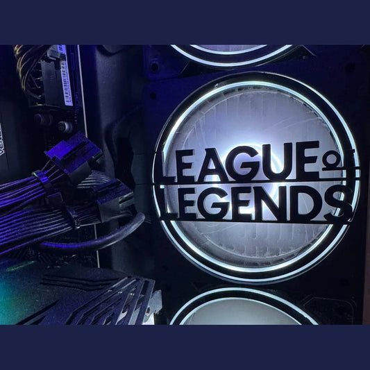League Of Legends 120mm - 140mm Uyumlu Masaüstü Bilgisayar Fan Kapağı