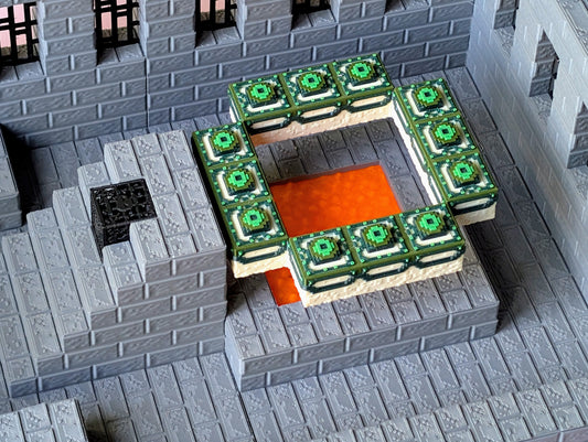 Minecraft Stronghold Portal Room Diorama