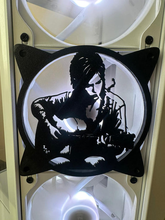 Last Of Us Ellie Gitar 120mm - 140mm Uyumlu Masaüstü Bilgisayar Fan Kapağı