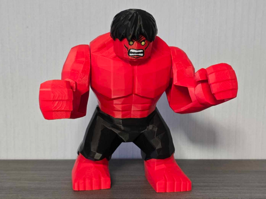 Red Hulk Lego Figür